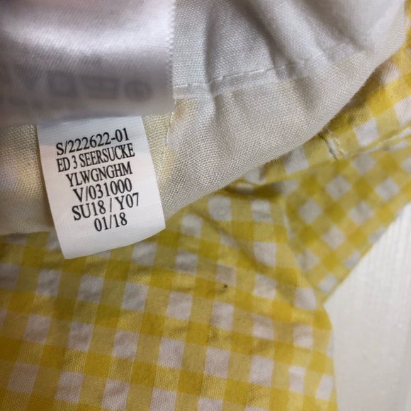 Old Navy Everyday Seersucker Gingham Midrise Shorts  Size 14 - Picture 7 of 9